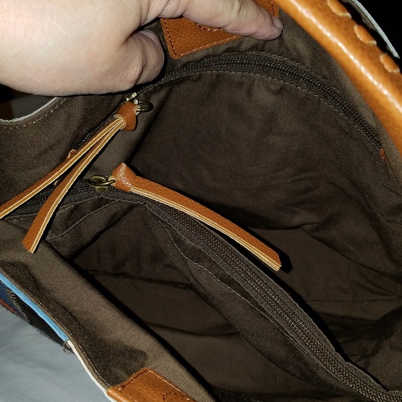 KOOBA NEW WITH TAGS LARGE PATCHWORK MULTI HOBO - Picture 3 of 6